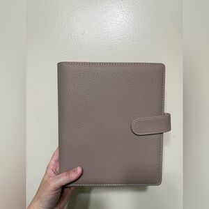 A5 Taupe Binder